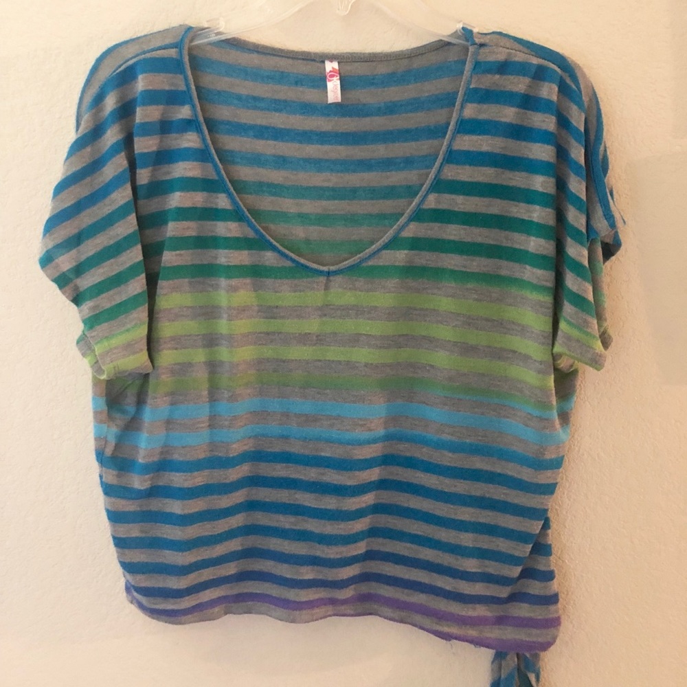 Colorful Cropped T-shirt